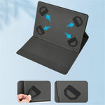 TY3316 Universal 9-11 inch Tablet Protective Cover Touchpad Bluetooth-compatible Keyboard Leather Stand Case
