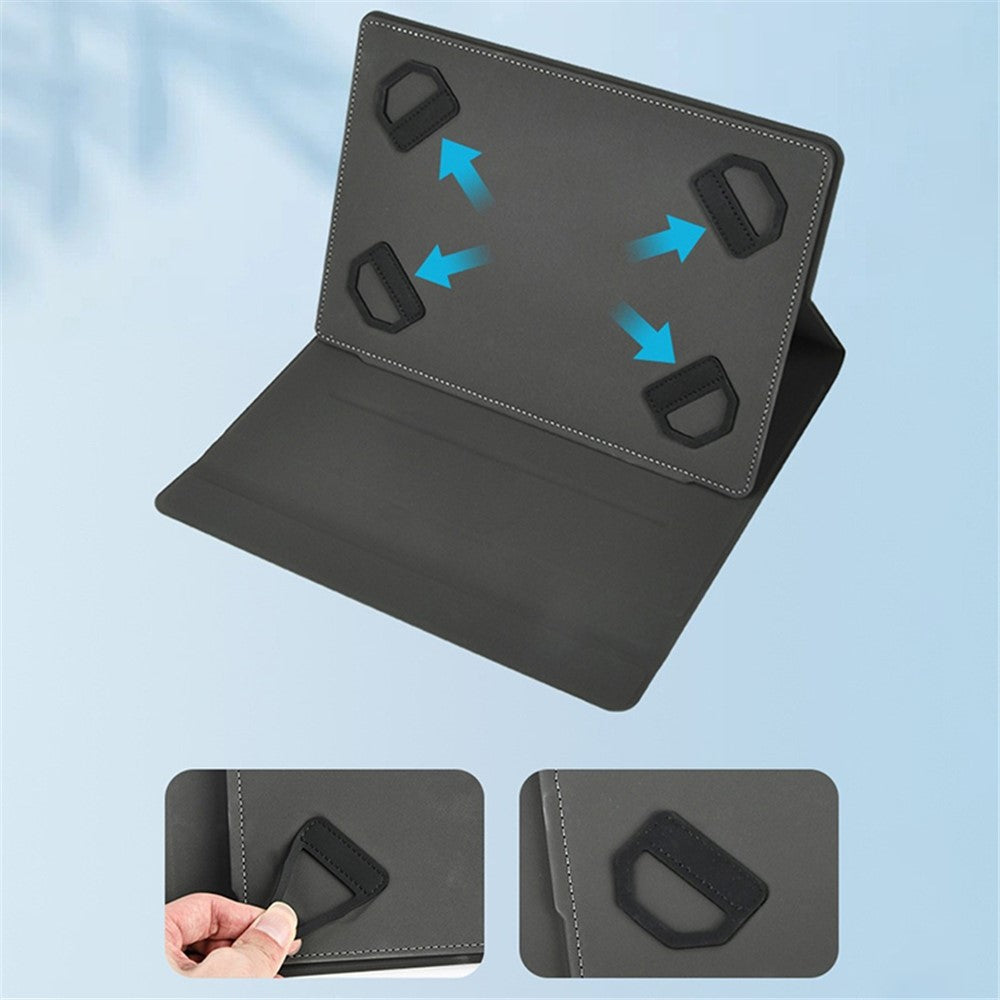 TY3316 Universal 9-11 inch Tablet Protective Cover Touchpad Bluetooth-compatible Keyboard Leather Stand Case