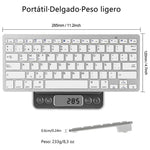X5 (SP) Spanish Universal Wireless Bluetooth-compatible Keyboard for Smart Phone / Tablet