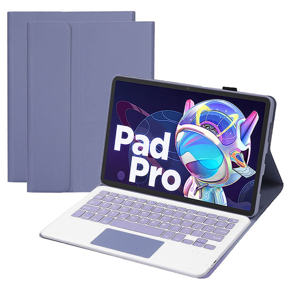 LX-P11 For Lenovo Tab P11 Pro Gen 2 11.2" (2022) Tablet Cover Touchpad Bluetooth-compatible Keyboard Leather Case