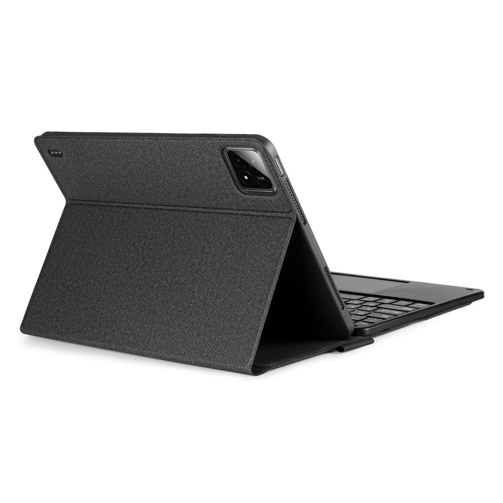 DUX DUCIS för Xiaomi Pad 6S Pro 12.4 Bluetooth-kompatibelt tangentbord med PU-läderfodral för surfplatta