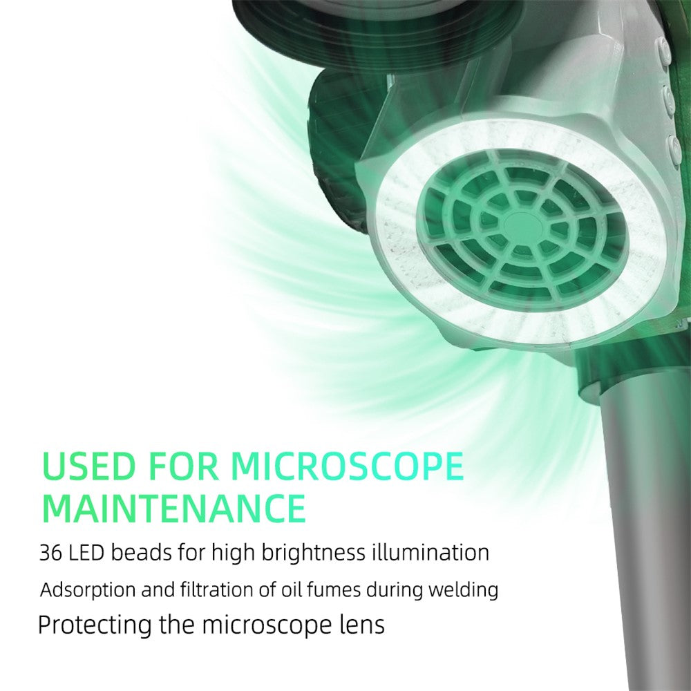 BEST BST-X110 Microscope LED Lighting Smoker Repair Work Exhaust Fan