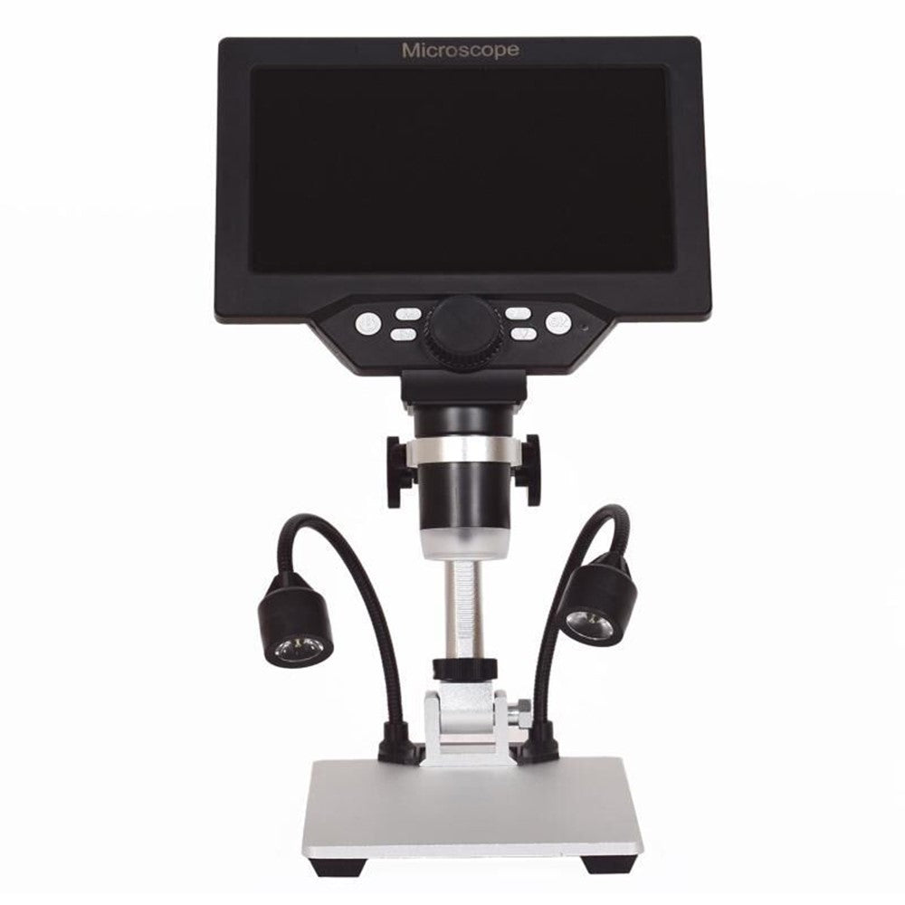 G1200D 7 inch Digital Microscope Electronic 12MP LCD Display Amplification Magnifier Tools, Plug-In Version