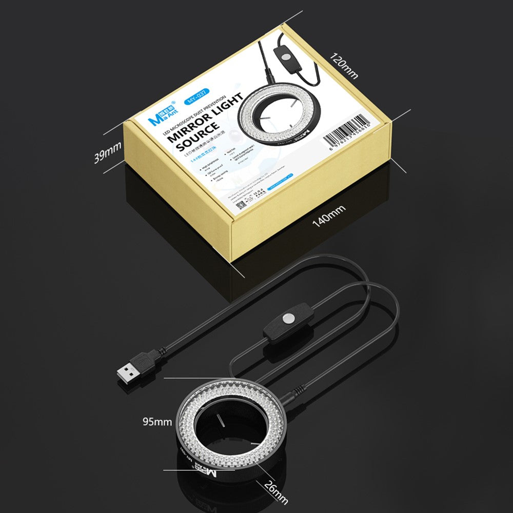MAANT MY-037 LED Microscope Ring Light Illuminator for Various Microscope Models
