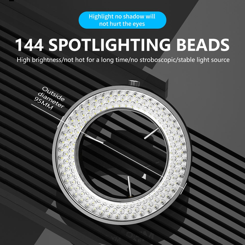 MAANT MY-037 LED Microscope Ring Light Illuminator for Various Microscope Models