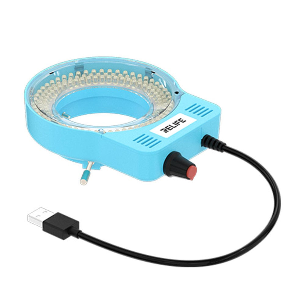 RELIFE RL-033M USB Microscope Light Source 144 LED Beads 10000 - 12000K Microscope Soldering Tool