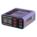 SUNSHINE SS-304Q 6-Port USB Charger Smart Digital Display Fast Charging Desktop Charging Station