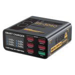 SUNSHINE SS-304Q 6-Port USB Charger Smart Digital Display Fast Charging Desktop Charging Station