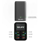 RELIFE Q4 Smart 6-Port Fast Charger 72W Dual PD  /  Dual QC TFT HD Color Screen Smart Sleep Mode For Home  /  Office Use