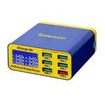 MECHANIC 6M QC 3.0 USB Smart Charger Fast Charging Station with LCD Display for Smartphones / Tablets