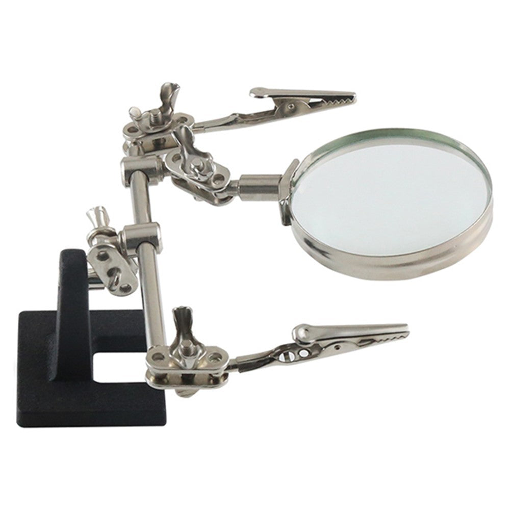 BEST BST-168Z Clip-On Magnifying Glass 3X Magnification Rotatable Lens Magnifiers