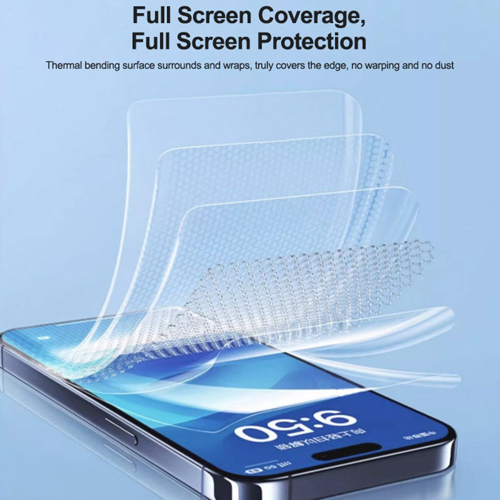 RELIFE GF-9 50Pcs HD TPU Hydrogel Film for Phones Under 7 Inches Screen Protector Full Coverage Sensitive Touch (No Code)