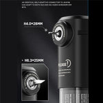 JAKEMY JM-Z25 Professional Corner Adapter For H4.0  /  H6.3 Screwdriver Bits Dual Size Compatible