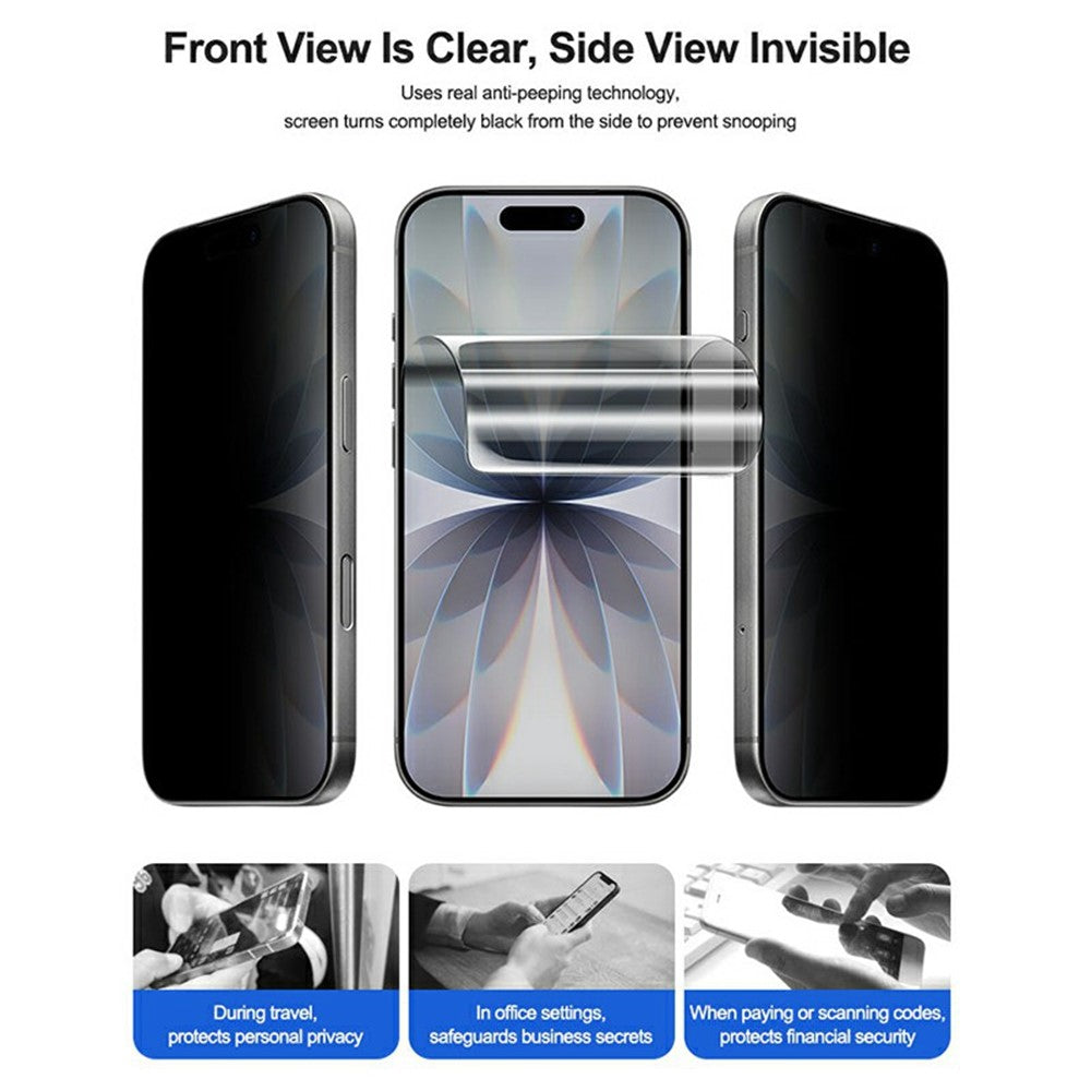 RELIFE GF-10MU 25Pcs PET Hydrogel Screen Protector 0° Anti-Spy UV HD Film (Work with SUNSHINE C3 Mix Ultra)