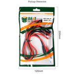 BEST BST-030-JP Power Supply Output Cable 2000V 20A Test Leads Dolphin Clip Banana Plug Multimeter Phone Repair Tool