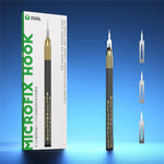 2UUL DA12 Hand Forged Glue Removal Pry Tool with 3 Blades for PCB Repair Underfill Clean