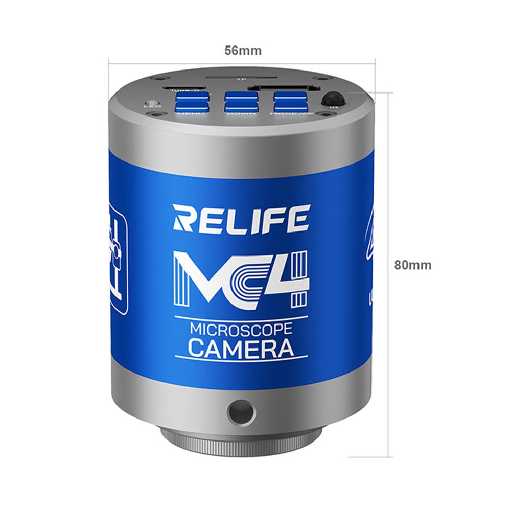 RELIFE MC4 Microscope Camera 4K 8MP Dual HD Interface C-mount Industrial Cameras