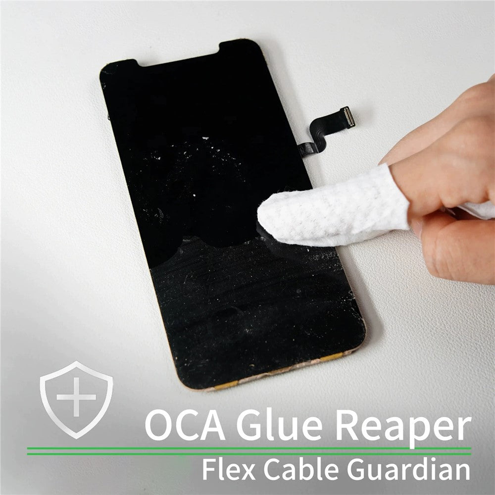 2UUL FA01 50Pcs OCA Free Screen Glue Remover Wet Wipes for Phone LCD Repair Clean Cloth