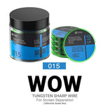2UUL WS-015 0.015mm x 100m Tungsten Diamond Separation Wire for LCD OLED Screen Repair