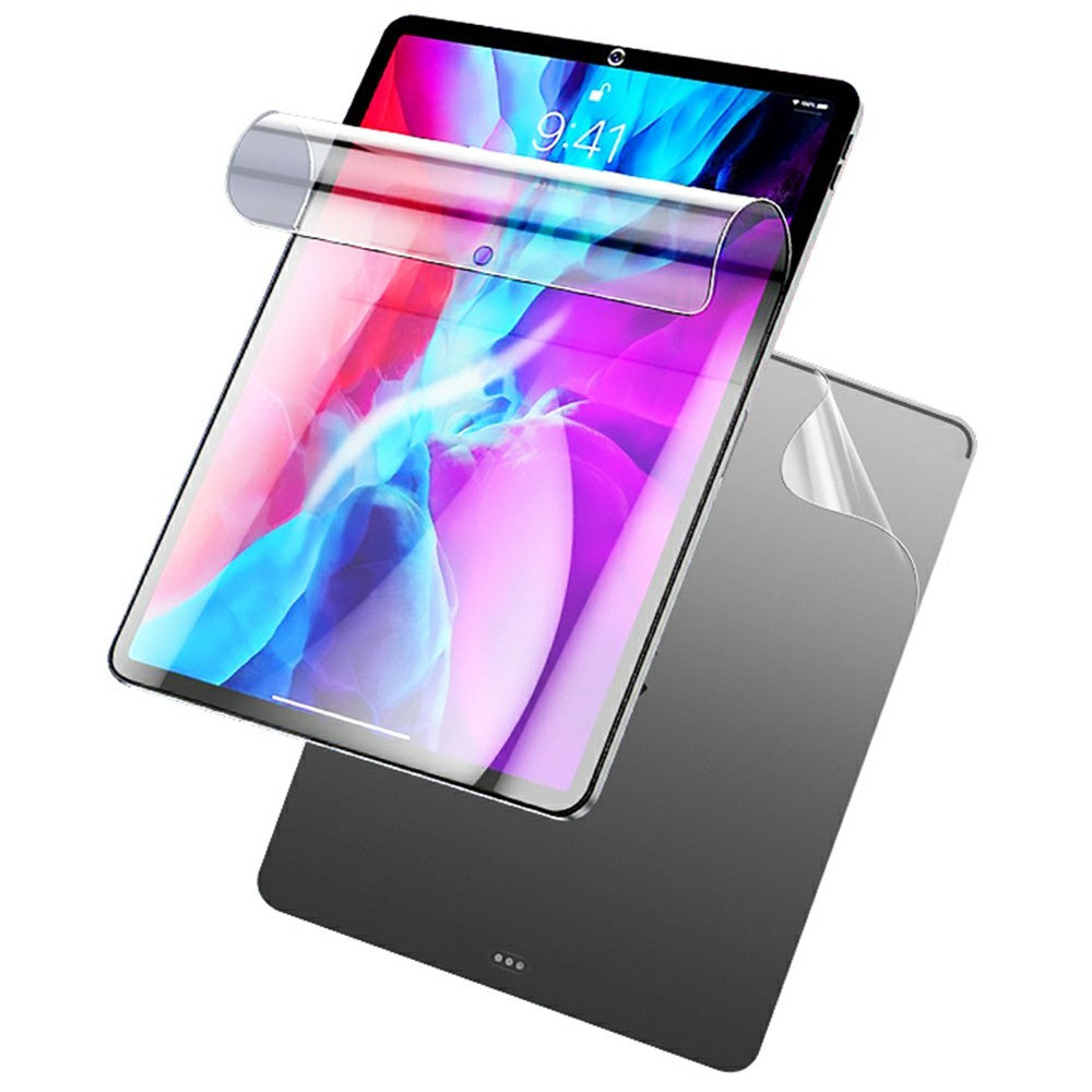 SUNSHINE SS-057P+ 20 st. hydrogelfilm för iPad under 12,9 tum HD transparent självreparerande anti-fingeravtryck
