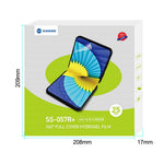 SUNSHINE SS-057R+ 25 st. heltäckande hydrogelfilm TPU självläkande HD transparent för filmskärmaskin