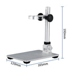 G1600 9 Inch LCD Industrial Electronic Microscope 1-1600x Adjustable Focus with LED Lights, Plug-in Version