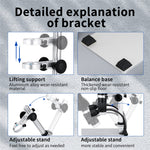 G1600 9 Inch LCD Industrial Electronic Microscope 1-1600x Adjustable Focus with LED Lights, Plug-in Version
