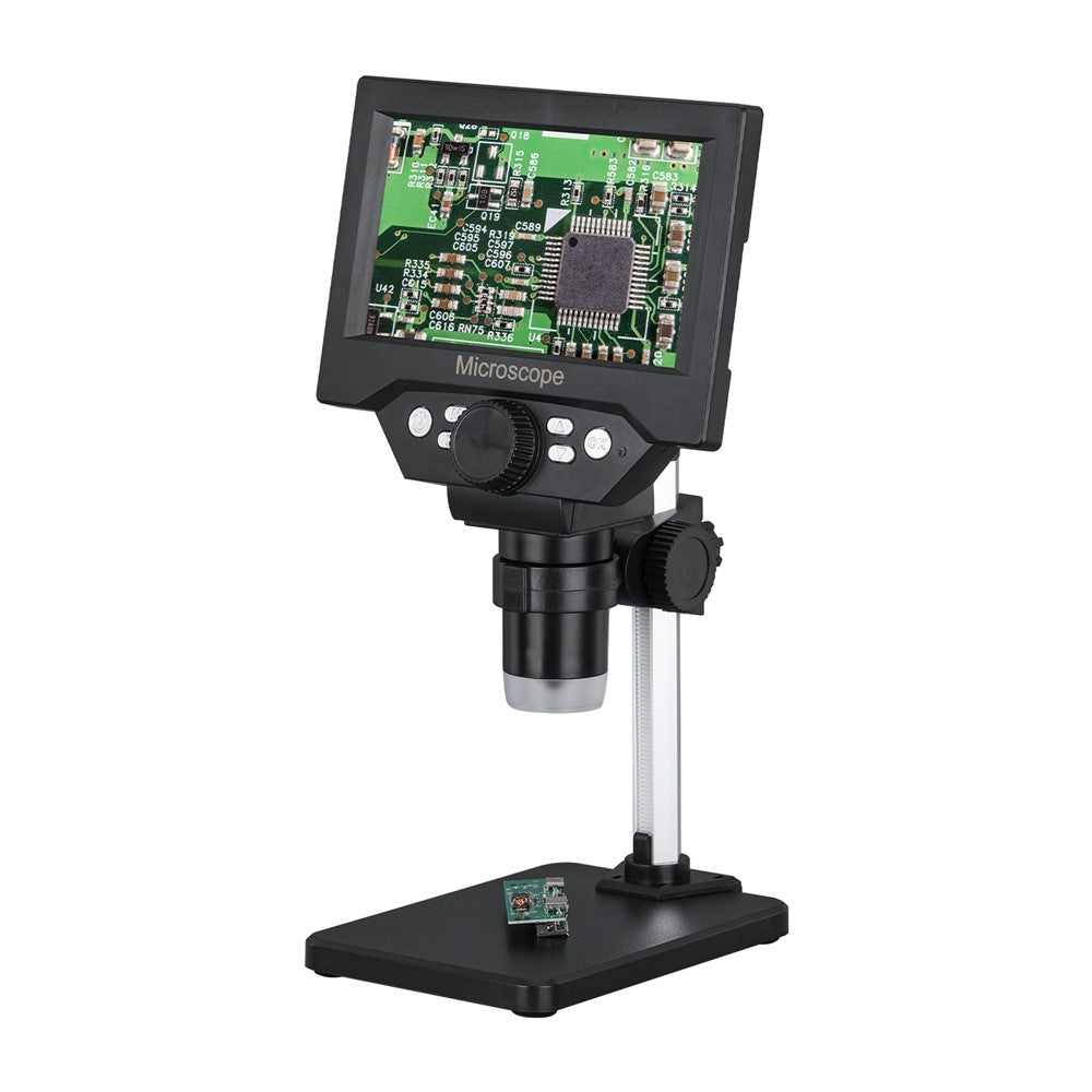 G5 5.5 inch HD Digital Microscope 10MP 1-1000x Magnification 8 LED Lights with Built-In Lithium Battery