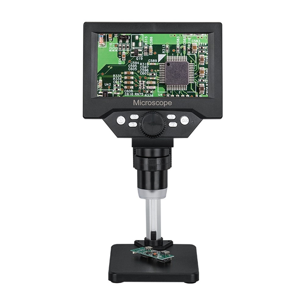 G5 5.5 inch HD Digital Microscope 10MP 1-1000x Magnification 8 LED Lights with Built-In Lithium Battery