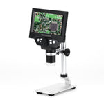 G5 5.5 inch HD Digital Microscope 10MP 1-1000x Magnification 8 LED Lights with Built-In Lithium Battery