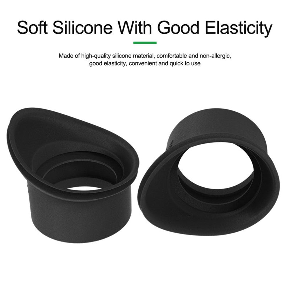RELIFE M-26 2Pcs Microscope Soft Silicone Eyepiece Cover Guards Strong Shading Eyecup