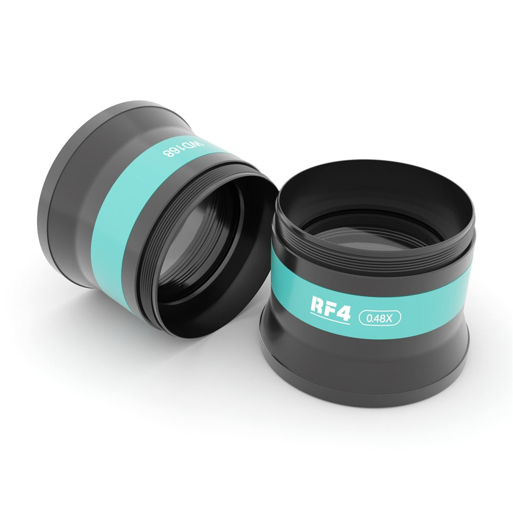 RF4 0.48X Microscopes Lens Auxiliary Objects Lens for Microscopes with 48mm Mounting Thread