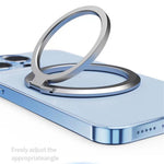 Magnetic Phone Back Ring Holder Kickstand Rotatable Alloy Finger Ring Grip Cellphone Stand