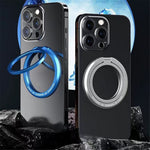 Magnetic Phone Back Ring Holder Kickstand Rotatable Alloy Finger Ring Grip Cellphone Stand