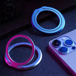 Magnetic Phone Back Ring Holder Kickstand Rotatable Alloy Finger Ring Grip Cellphone Stand