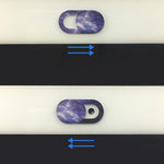 5Pcs / Set Starry Sky Pattern + 1Pc Floral Pattern Webcam Cover Anti-spy Laptop Tablet Camera Slider Privacy Protection Sticker