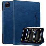 Til iPad Air 13 (2026) / (2025) / (2024) / Pro 12.9 (2018) / (2020) / (2021) / (2022) Etui med Kortlommer Business Læder Tablet Cover