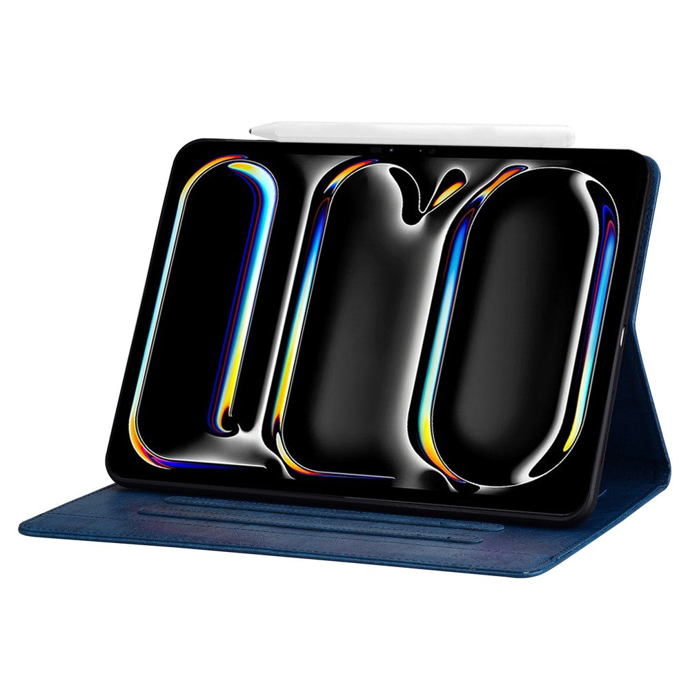 Til iPad Air 13 (2026) / (2025) / (2024) / Pro 12.9 (2018) / (2020) / (2021) / (2022) Etui med Kortlommer Business Læder Tablet Cover