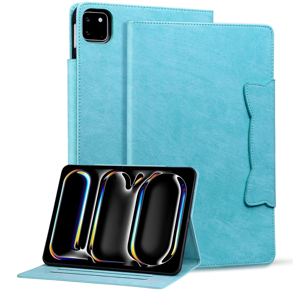 Til iPad Air 13 (2026) / (2025) / (2024) / Pro 12.9 (2018) / (2020) / (2021) / (2022) Etui med Kortlommer Business Læder Tablet Cover