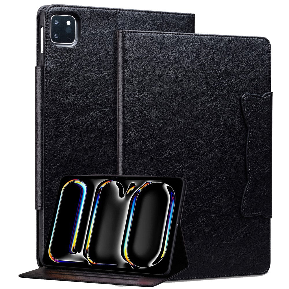 Til iPad Air 13 (2026) / (2025) / (2024) / Pro 12.9 (2018) / (2020) / (2021) / (2022) Etui med Kortlommer Business Læder Tablet Cover