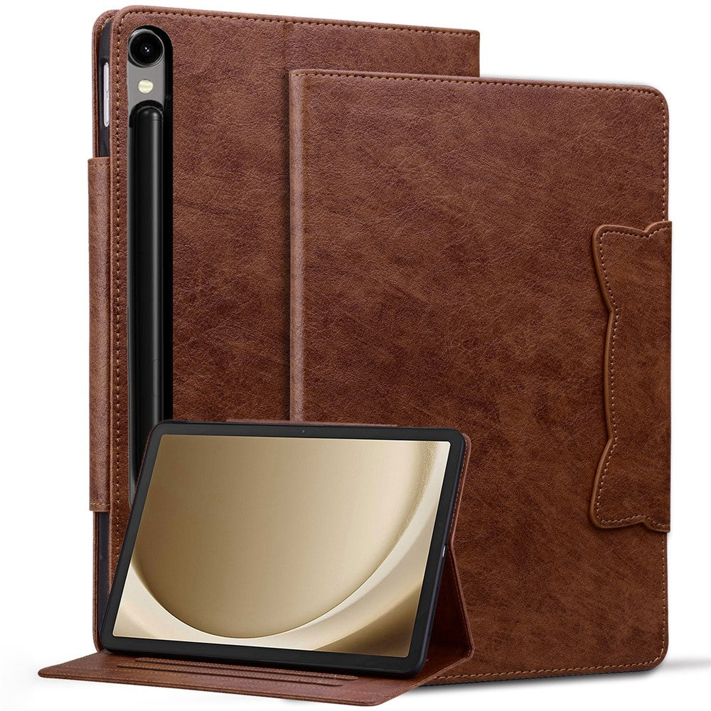 For Samsung Galaxy Tab S9+ / Tab S8+ / Tab S7+ T970 T976B Case Business PU Leather Tablet Cover with Stand Magnetic Clasp
