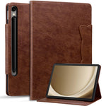For Samsung Galaxy Tab S9+ / Tab S8+ / Tab S7+ T970 T976B Case Business PU Leather Tablet Cover with Stand Magnetic Clasp