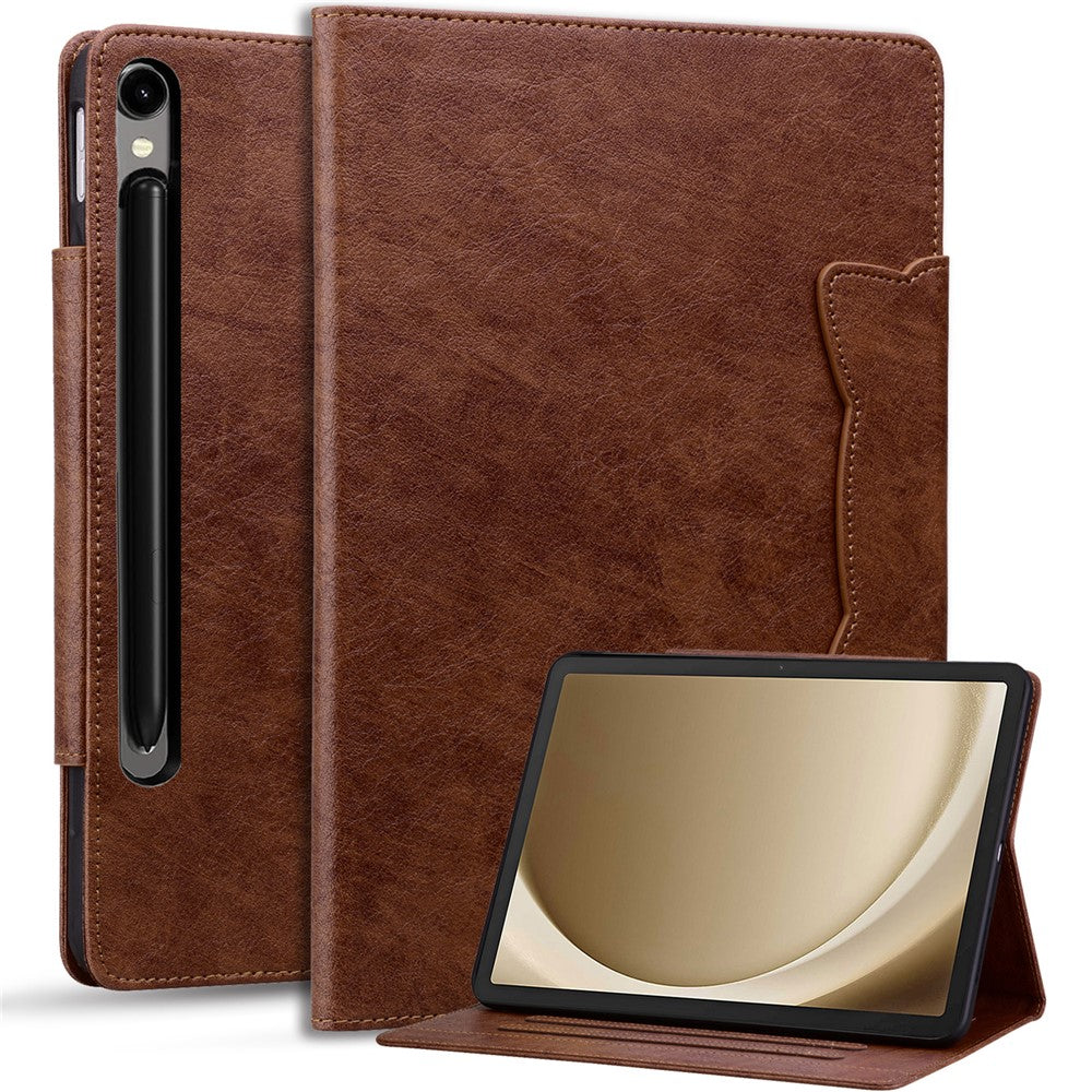 For Samsung Galaxy Tab S9+ / Tab S8+ / Tab S7+ T970 T976B Case Business PU Leather Tablet Cover with Stand Magnetic Clasp
