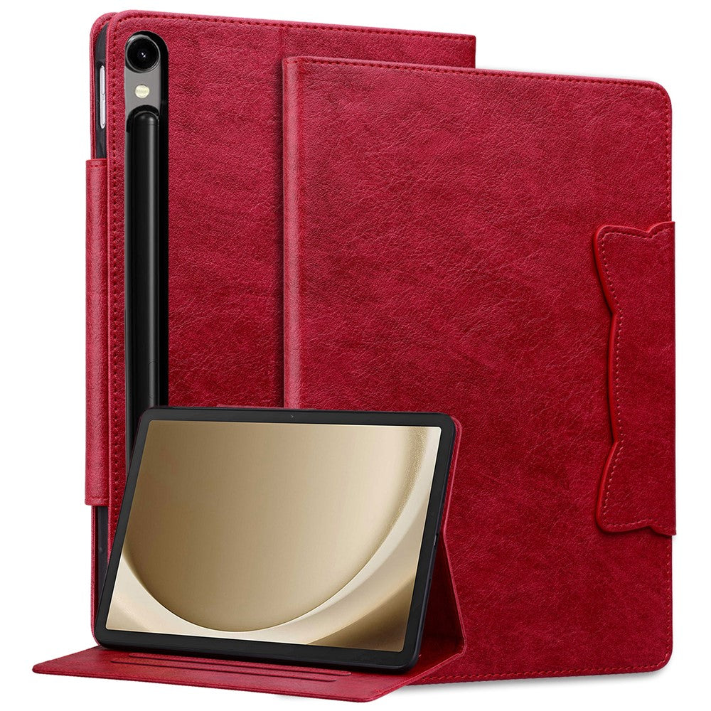For Samsung Galaxy Tab S9+ / Tab S8+ / Tab S7+ T970 T976B Case Business PU Leather Tablet Cover with Stand Magnetic Clasp