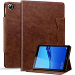 For Huawei Honor Pad 5 8.0-inch / MediaPad M5 Lite 8 Case Magnetic Clasp PU Leather Tablet Cover