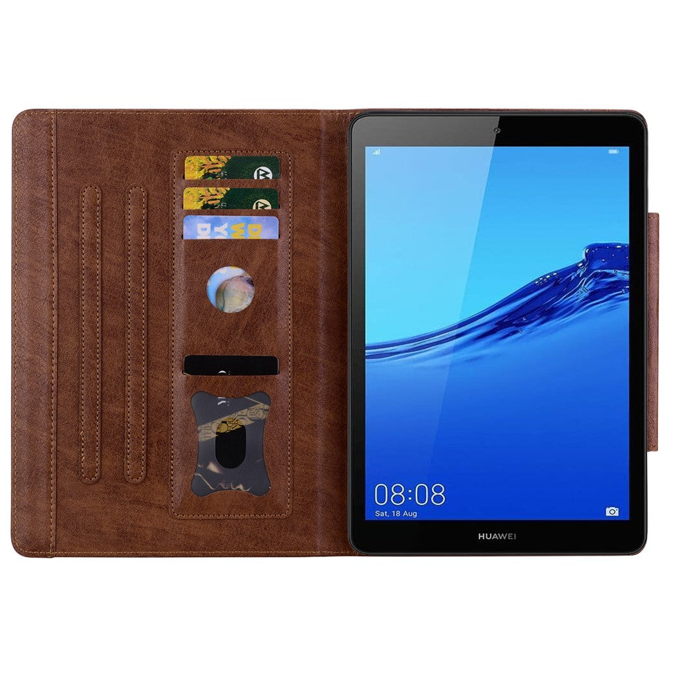 For Huawei Honor Pad 5 8.0-inch / MediaPad M5 Lite 8 Case Magnetic Clasp PU Leather Tablet Cover
