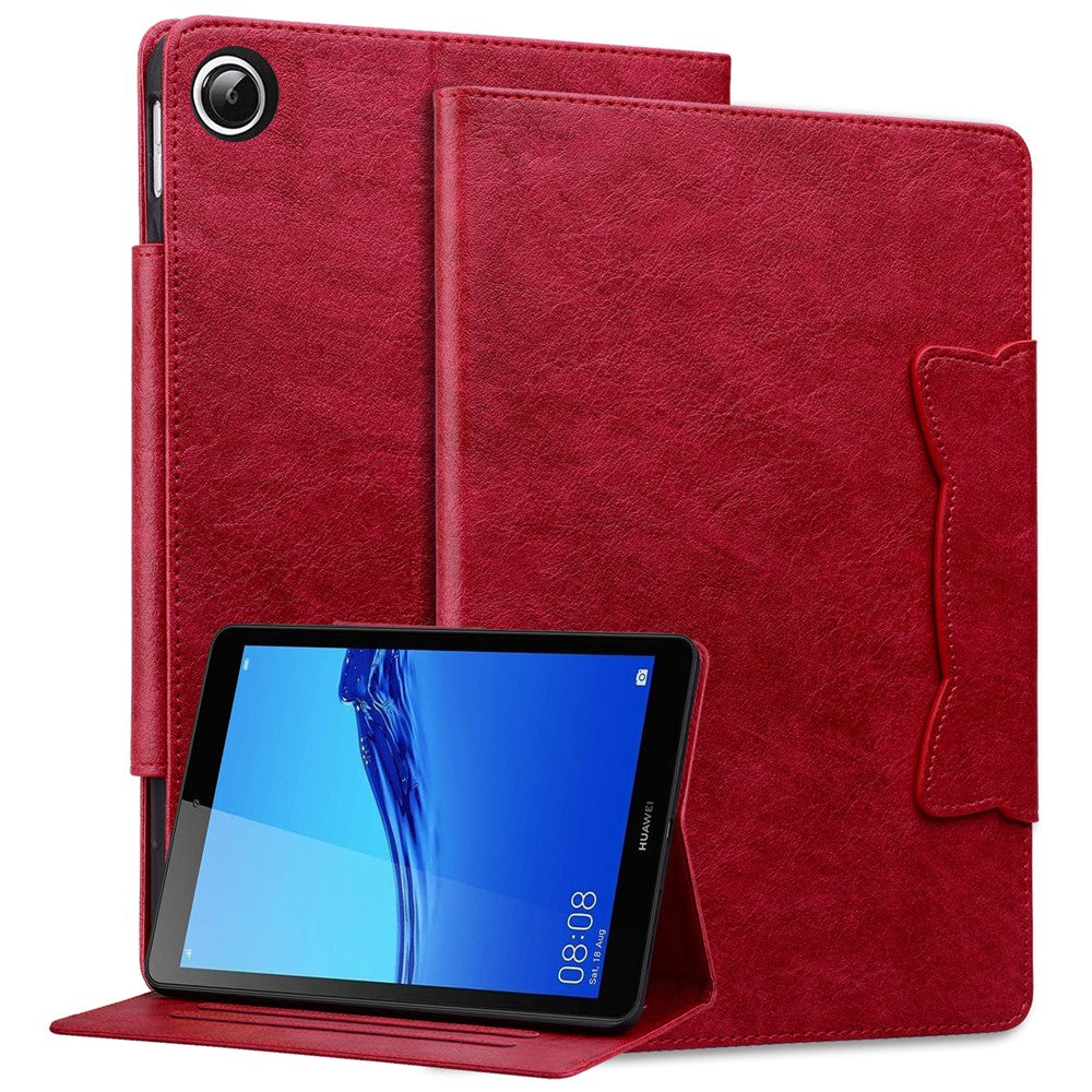 For Huawei Honor Pad 5 8.0-inch / MediaPad M5 Lite 8 Case Magnetic Clasp PU Leather Tablet Cover