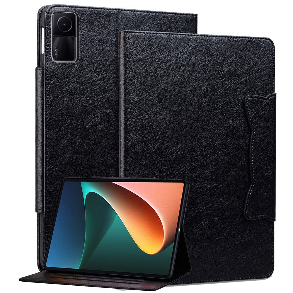For Xiaomi Redmi Pad SE Card Slot Case PU Leather Tablet Cover with Stand
