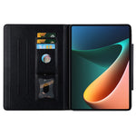 For Xiaomi Redmi Pad SE Card Slot Case PU Leather Tablet Cover with Stand