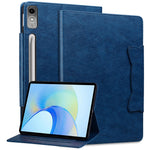 For Lenovo Tab P12 Shockproof Case Magnetic Clasp PU Leather Tablet Cover with Card Slots